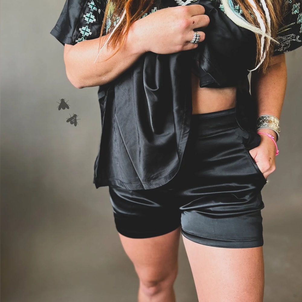 2FlyCo Tuxedo Shorts - Black